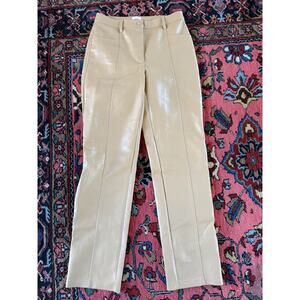 Wilfred The Melina™ Super High-rise Pant Faux Leather Tan Women's 6 S Aritzia